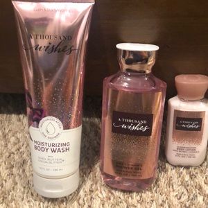 Thousand wishes body wash, shower gel, lotion